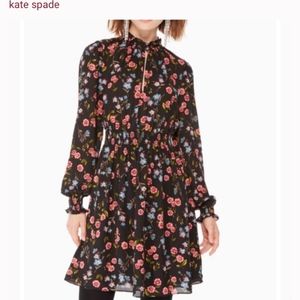 Kate Spade Meadow Smock Waist Dress